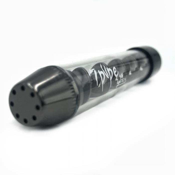 7Pipe Twist Glass Blunt Black
