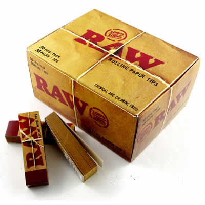 Raw Paper Filter Tips Book 50s