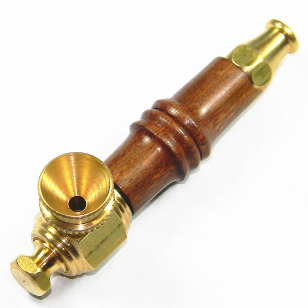 Agung Rosewood Brass Spike Pipe