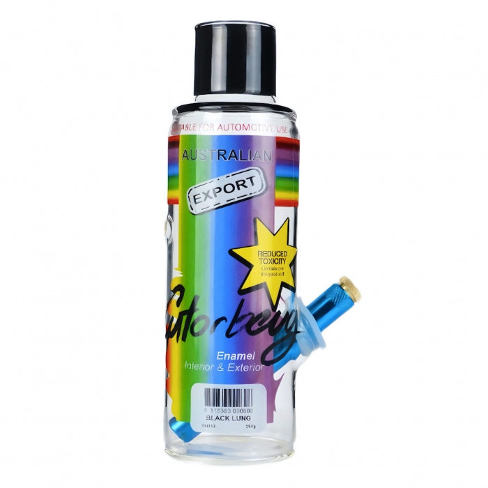 Gatorbeug Australian Spray Paint Glass Bong 22cm