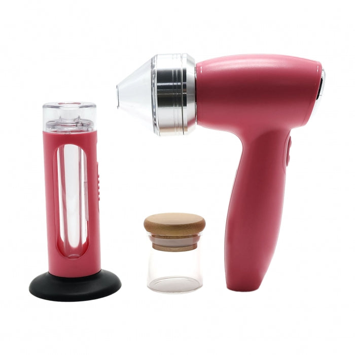 High End Electric Herb Grinder Kit With Accessories Pink