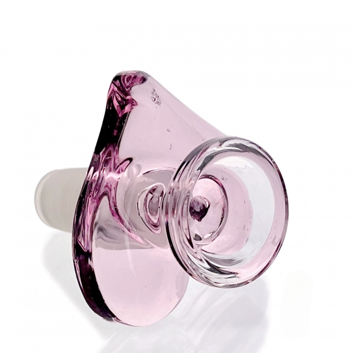 WEGE Pink Love Heart Glass Cone 14mm