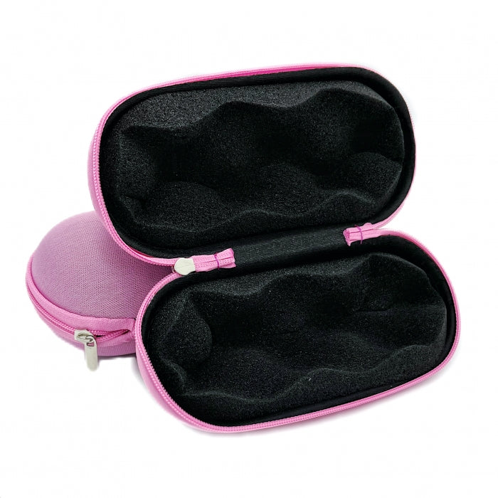Four Pack Medium Glass Pipe Pouch Case With Zip Lock
