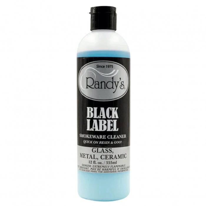 Randys Black Label Glass Metal Ceramic Bong Cleaner 355ml
