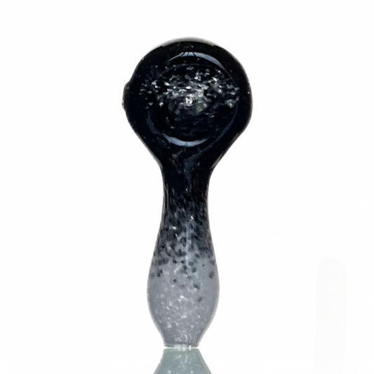 Frit Glass Hand Dry Pipe 10cm Black