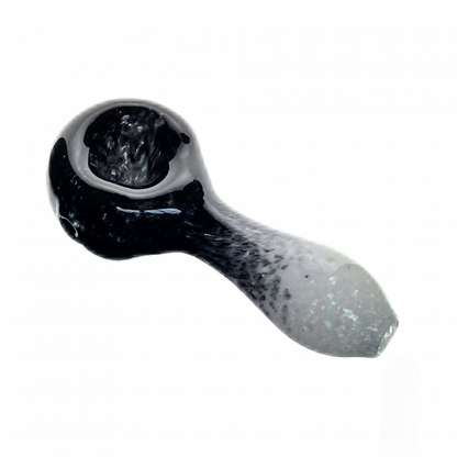 Frit Glass Hand Dry Pipe 10cm Black