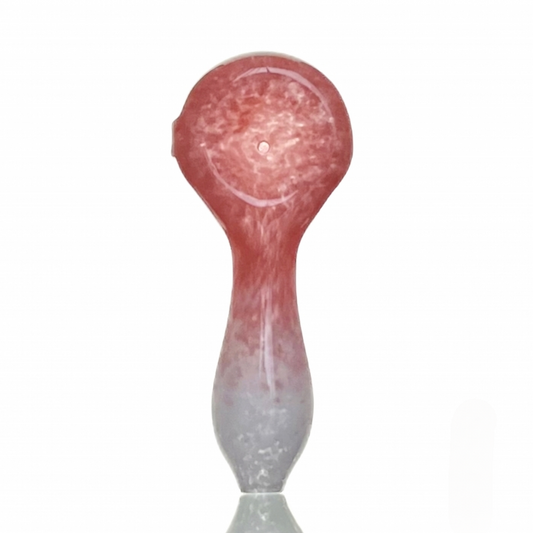 Frit Glass Hand Dry Pipe 10cm Pink