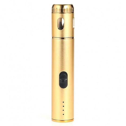 Electric Dry Herb Grinder Pen Automatic Dispenser Tobacco Mini USB Gold