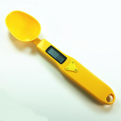 Innovative LCD Display Kitchen Spoon Digital Scale 0.1g_500g Yellow