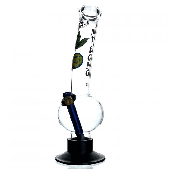 MY BONG Agung Cheech Leaf Glass Bong 32cm
