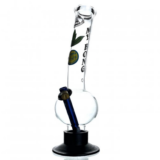MY BONG Agung Cheech Leaf Glass Bong 32cm