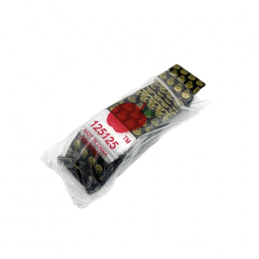 100 Apple125125 Resealable Plastic Bags Golden Skull 32x32mm