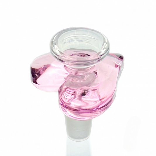 WEGE Pink Love Heart Glass Cone 14mm