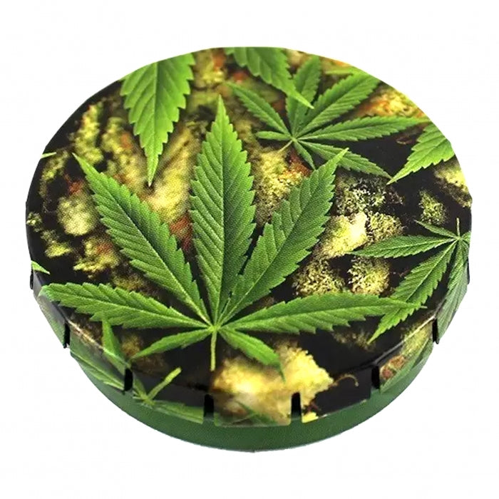 Agung Click Clack Metal Round Tin Leaf 5cm