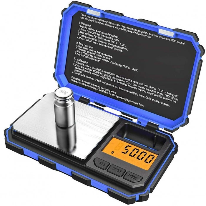 Precision Tuff Digital Pocket Scale Blue 0.01g