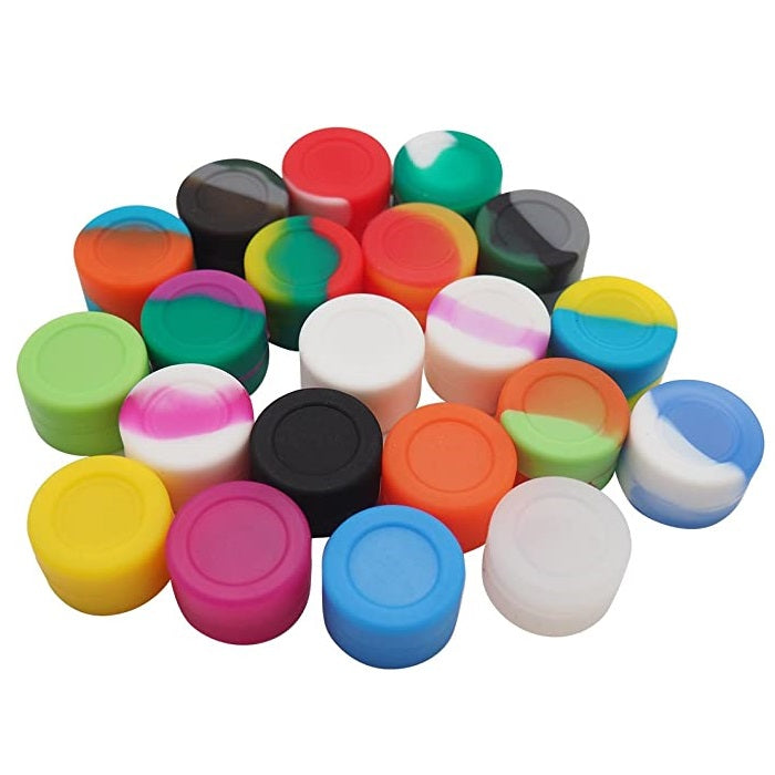 Silicone Container Storage Jar Seals Oil Wax 2ml Random Color