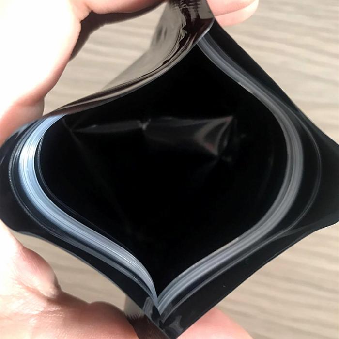 100ps smellsack Double Zipper Smell Proof Bag 10cm X 8cm