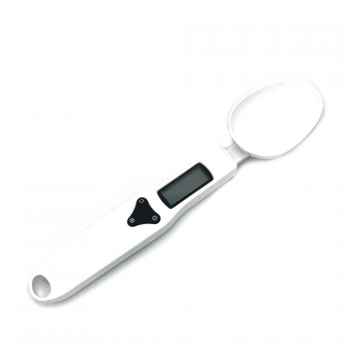 Innovative LCD Display Kitchen Spoon Digital Scale 0.1g_500g White